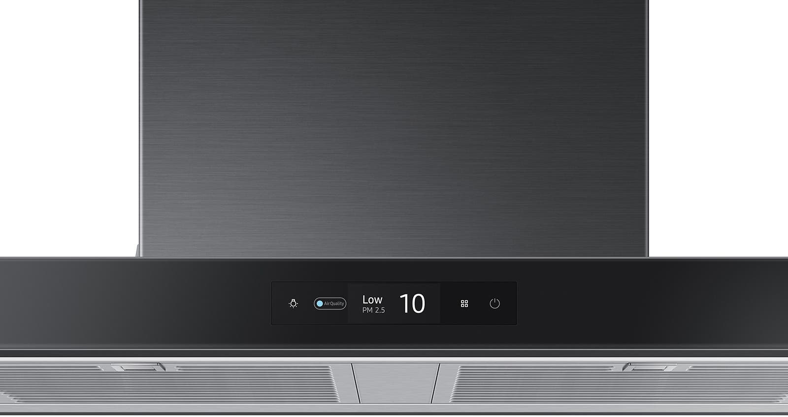 Samsung NK30CB700W33 Clean Deep Charcoal Panel, Black Stainless Steel D...