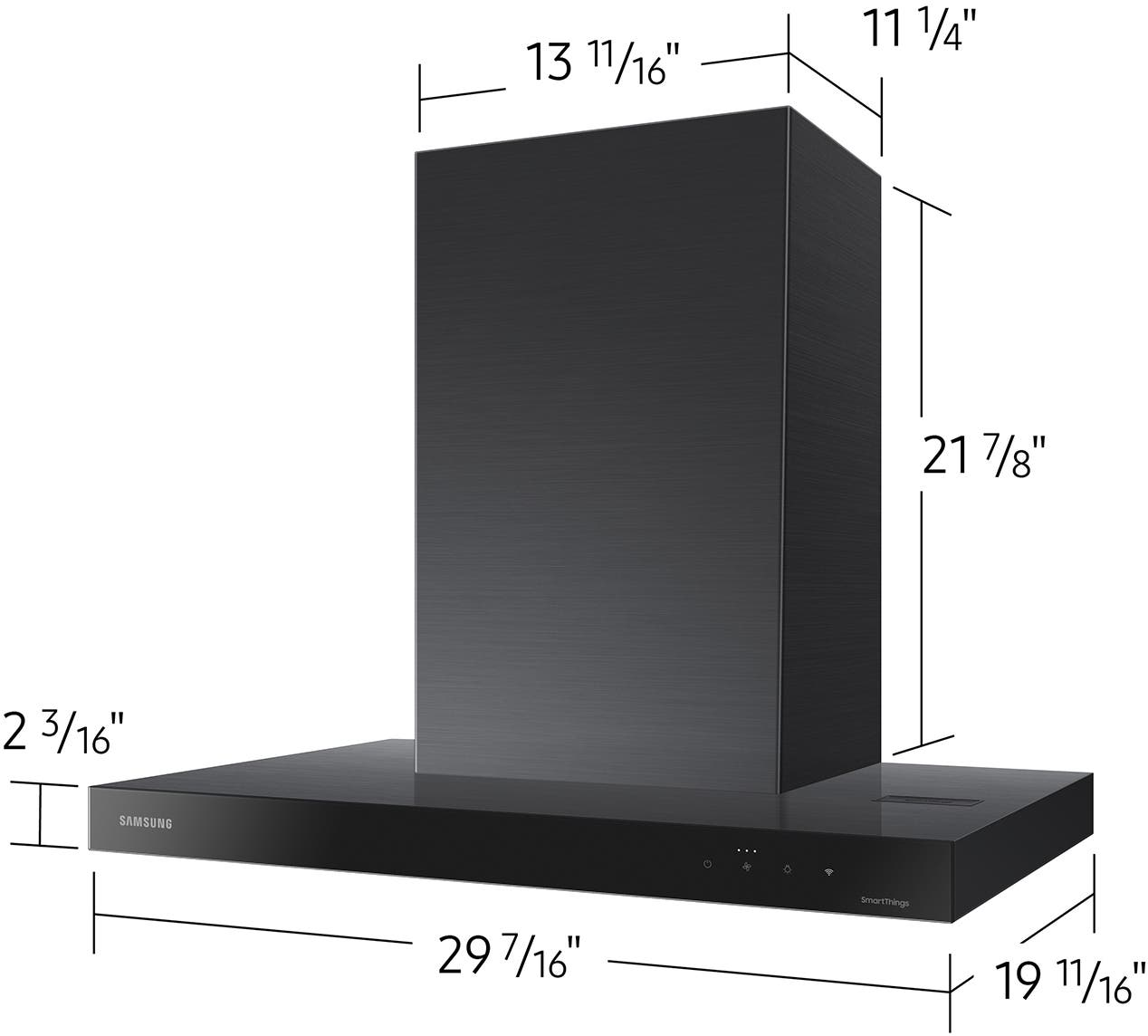 Samsung NK30CB600W33 Clean Deep Charcoal Panel Black Stainless Steel Du...