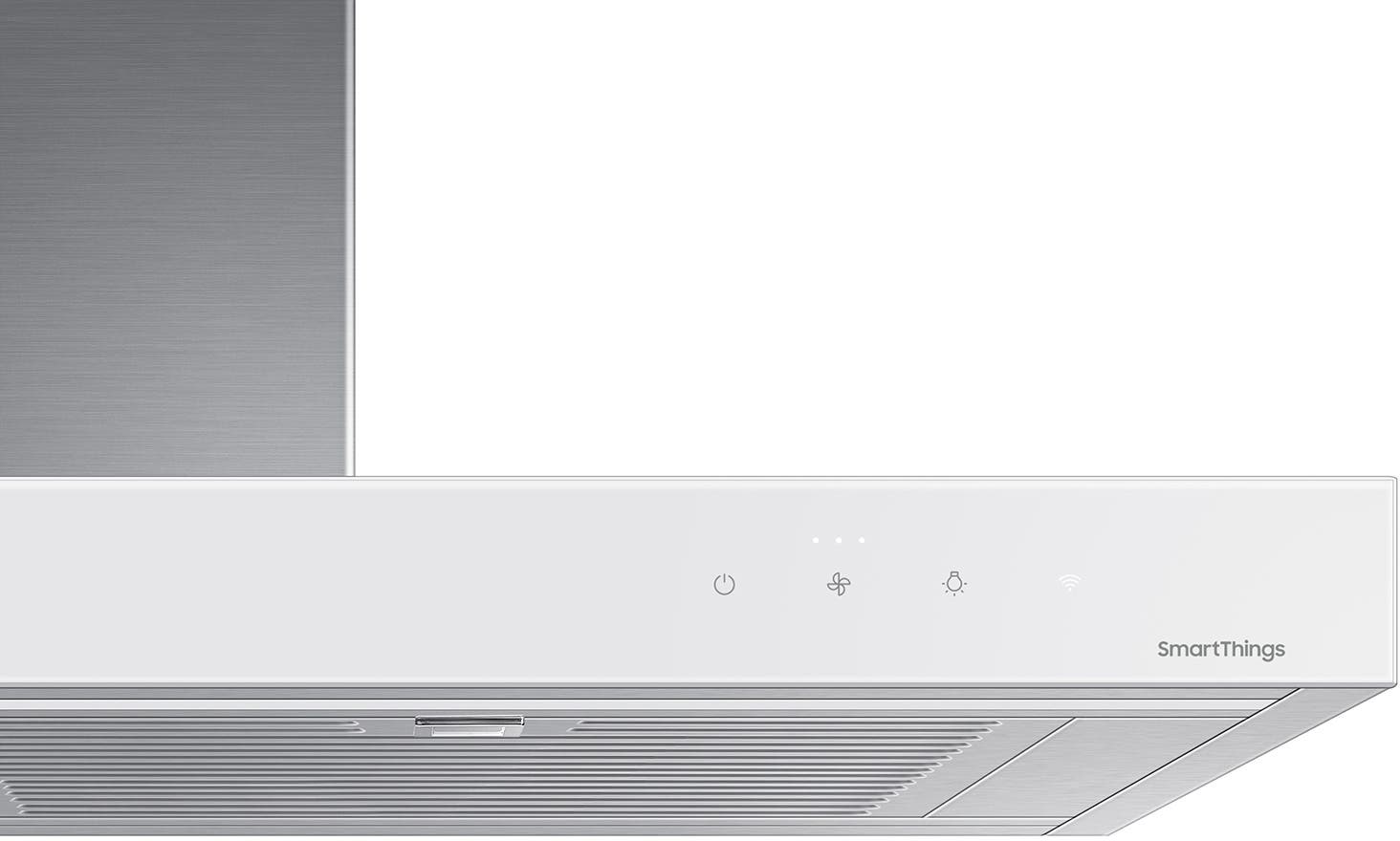 Samsung NK36CB600W12 Clean White Panel, Stainless Steel Duct