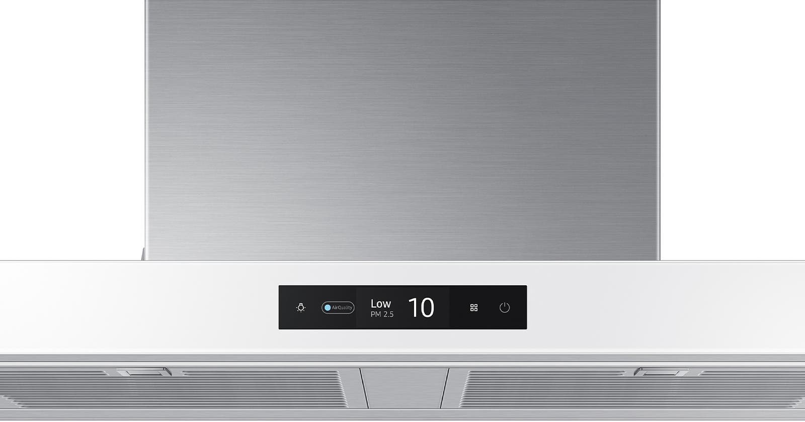 Samsung NK30CB700W12 Clean White Panel, Stainless Steel Duct