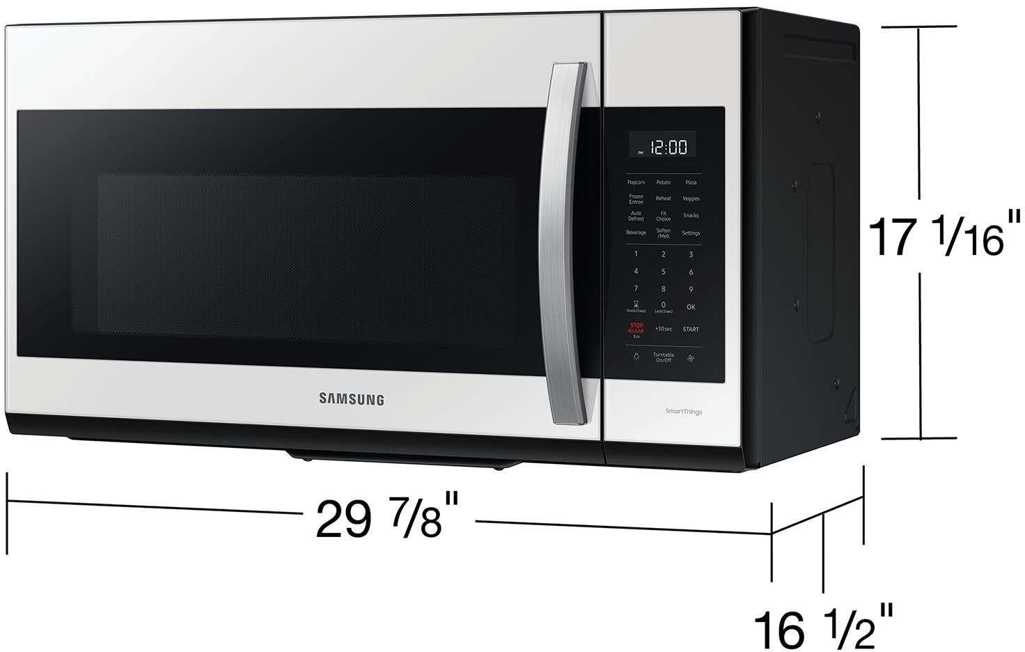 Samsung ME19CB704112 Bespoke White Glass