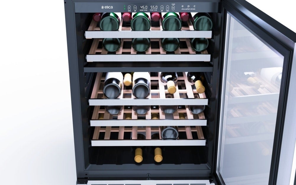 Elica EBS52SS1 24 Inch Dual Zone Wine and Beverage Center