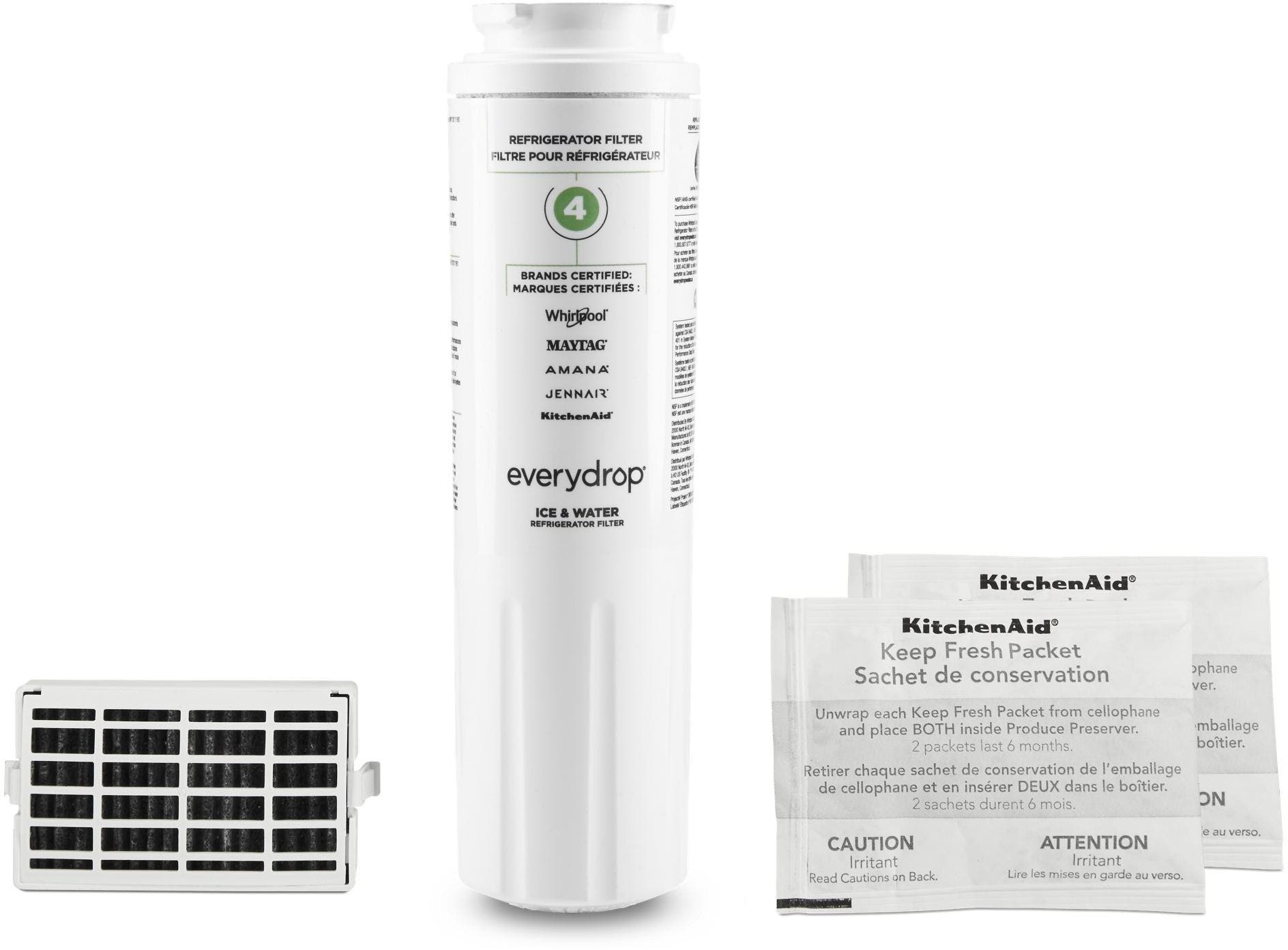 Whirlpool EDR4RXD1 EveryDrop Ice and Water Refrigerator Filter