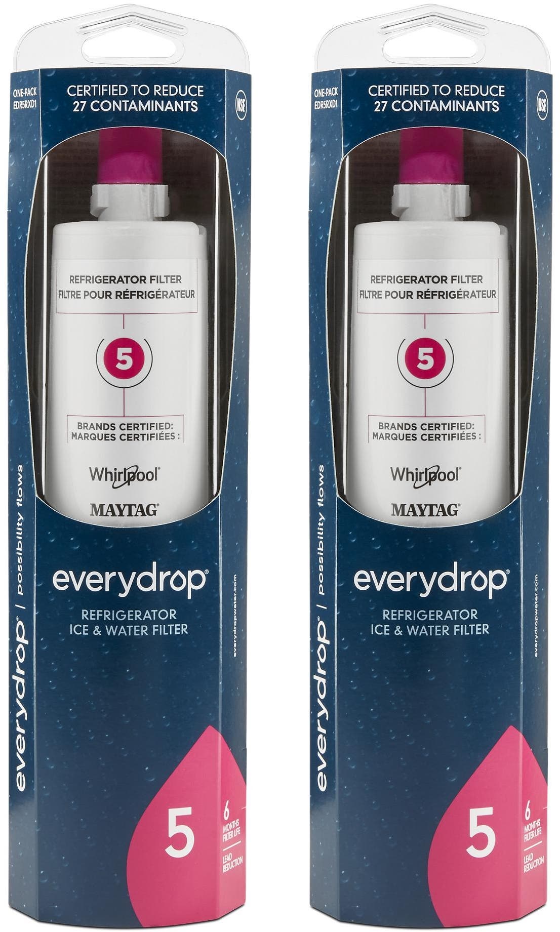 Whirlpool EDR5RXD1 1 Pack