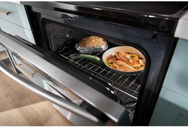 Whirlpool WFES3530RS 30 Inch Freestanding Electric Range with 4 Element...