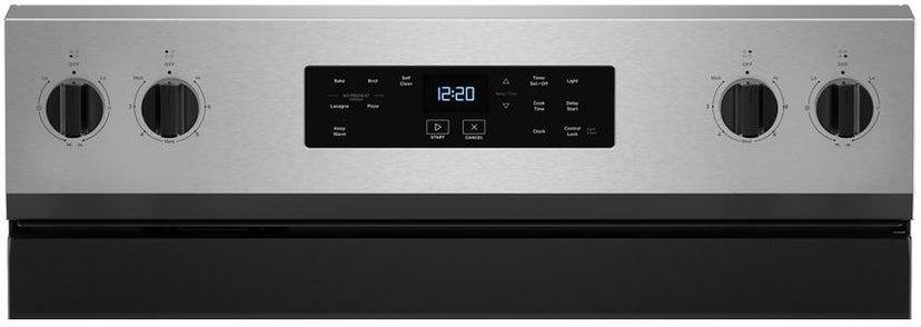 Whirlpool WFES3530RS 30 Inch Freestanding Electric Range with 4 Element...