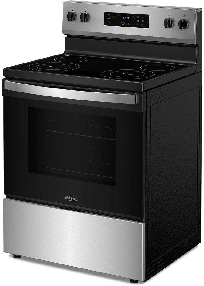 Whirlpool WFES3530RS 30 Inch Freestanding Electric Range with 4 Element...