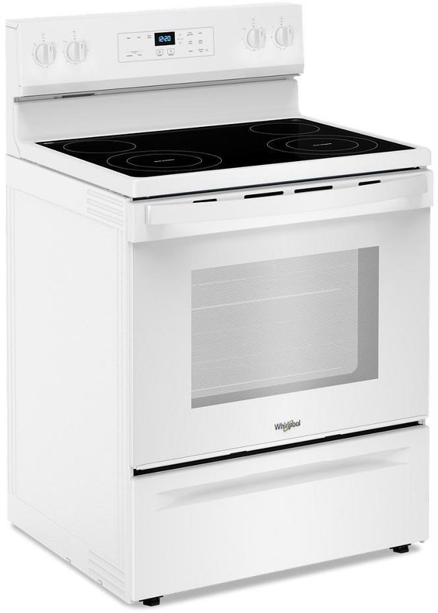 Whirlpool WFES3030RW 30 Inch Freestanding Electric Range with 4 Element...