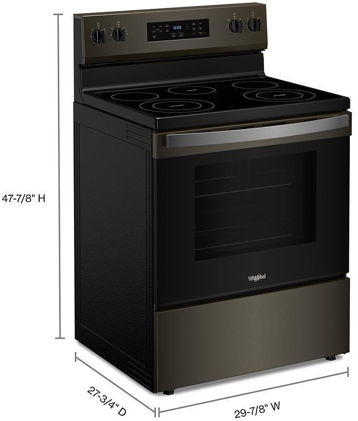 Whirlpool WFES3330RV Fingerprint-Resistant Black Stainless Steel