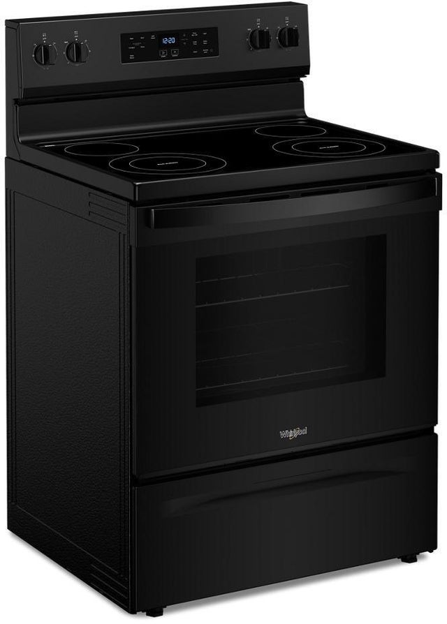 Whirlpool WFES3530RB 30 Inch Freestanding Electric Range with 4 Element...