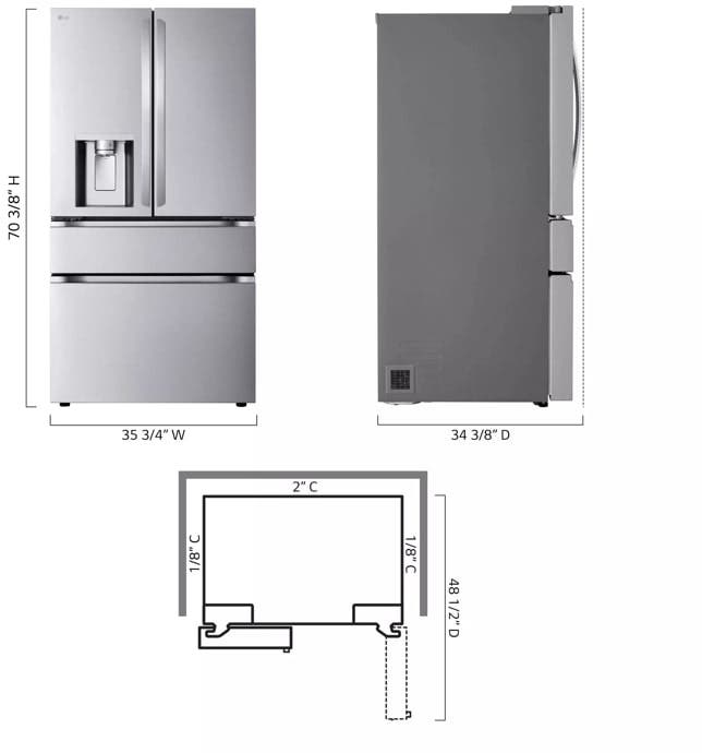 LG LF29H8330S PrintProof™ Stainless Steel