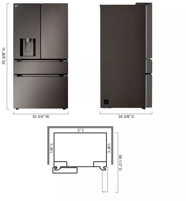 LG LF29S8330D Black Stainless Steel