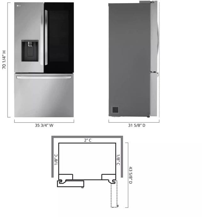 LG LRFOC2606S PrintProof Stainless Steel