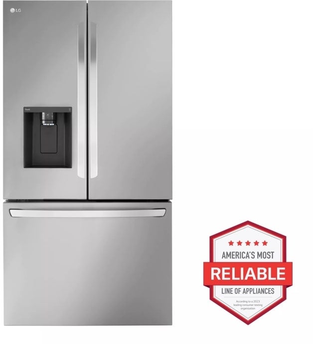 LG LRFXC2606S 36 Inch Counter-Depth MAX™ Smart French Door