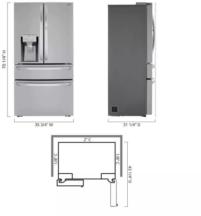 LG LRMDC2306S PrintProof Stainless Steel