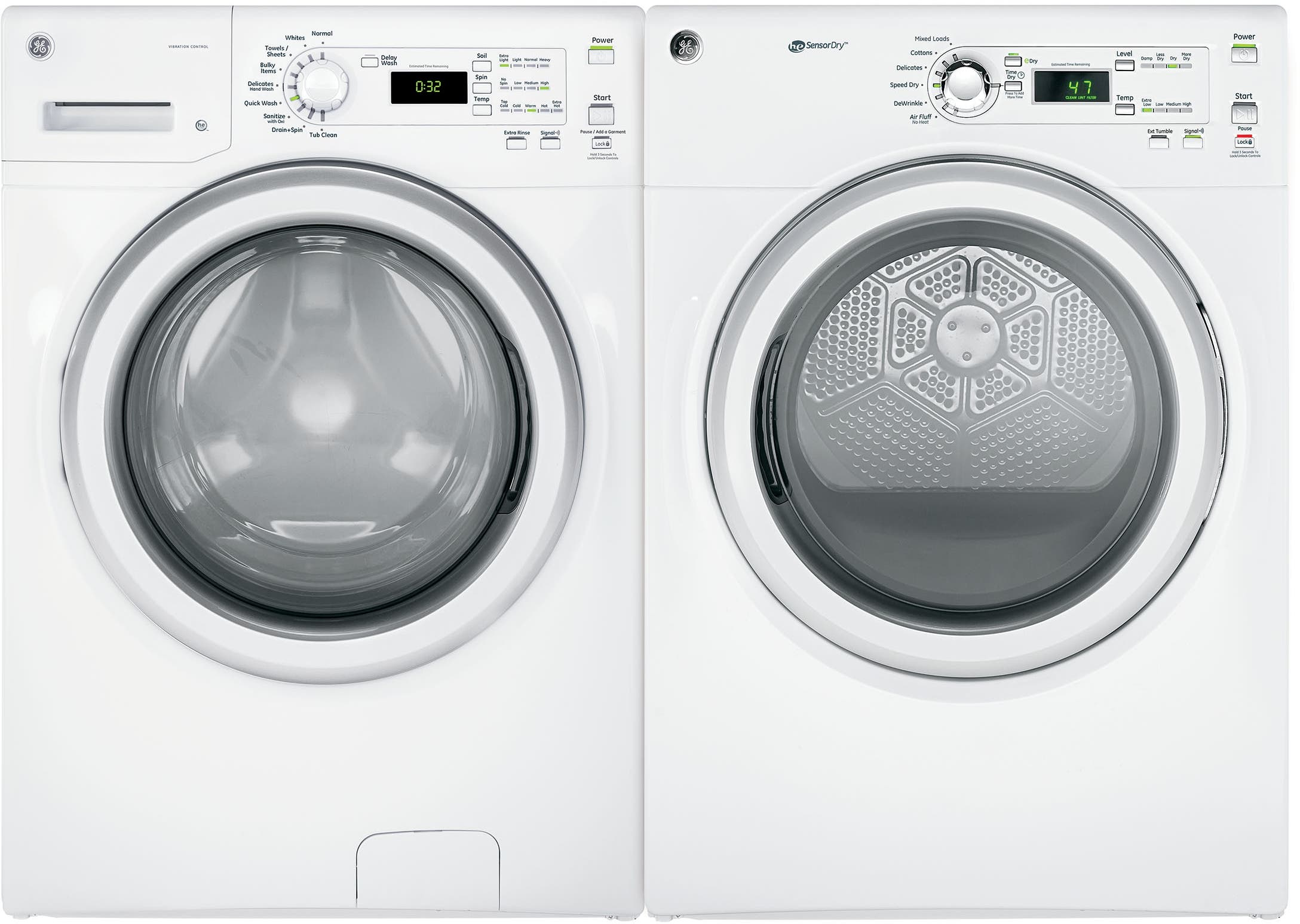 GE GFW400SCMWW White