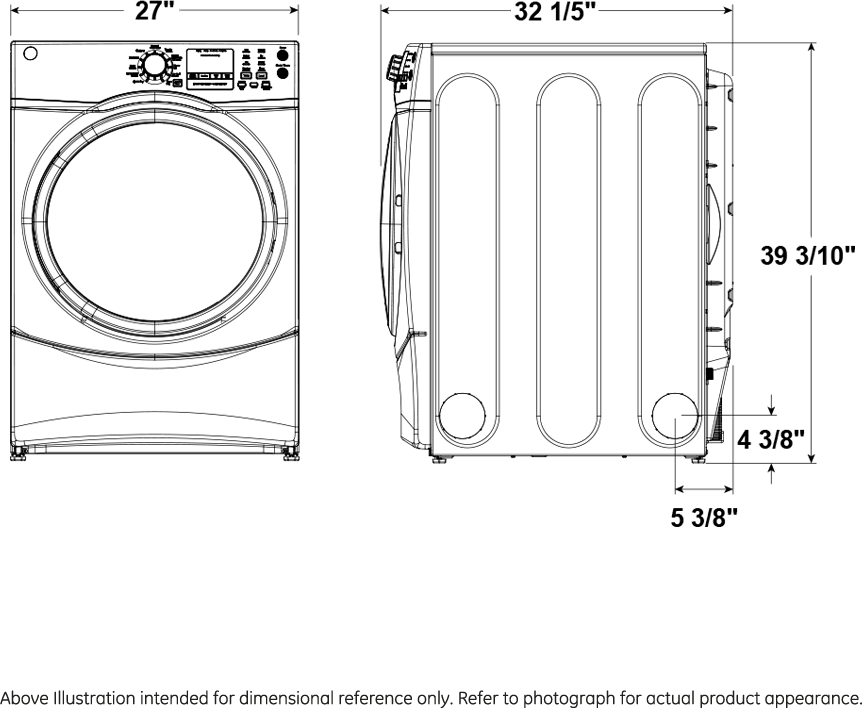GE GFV40ESCMWW White
