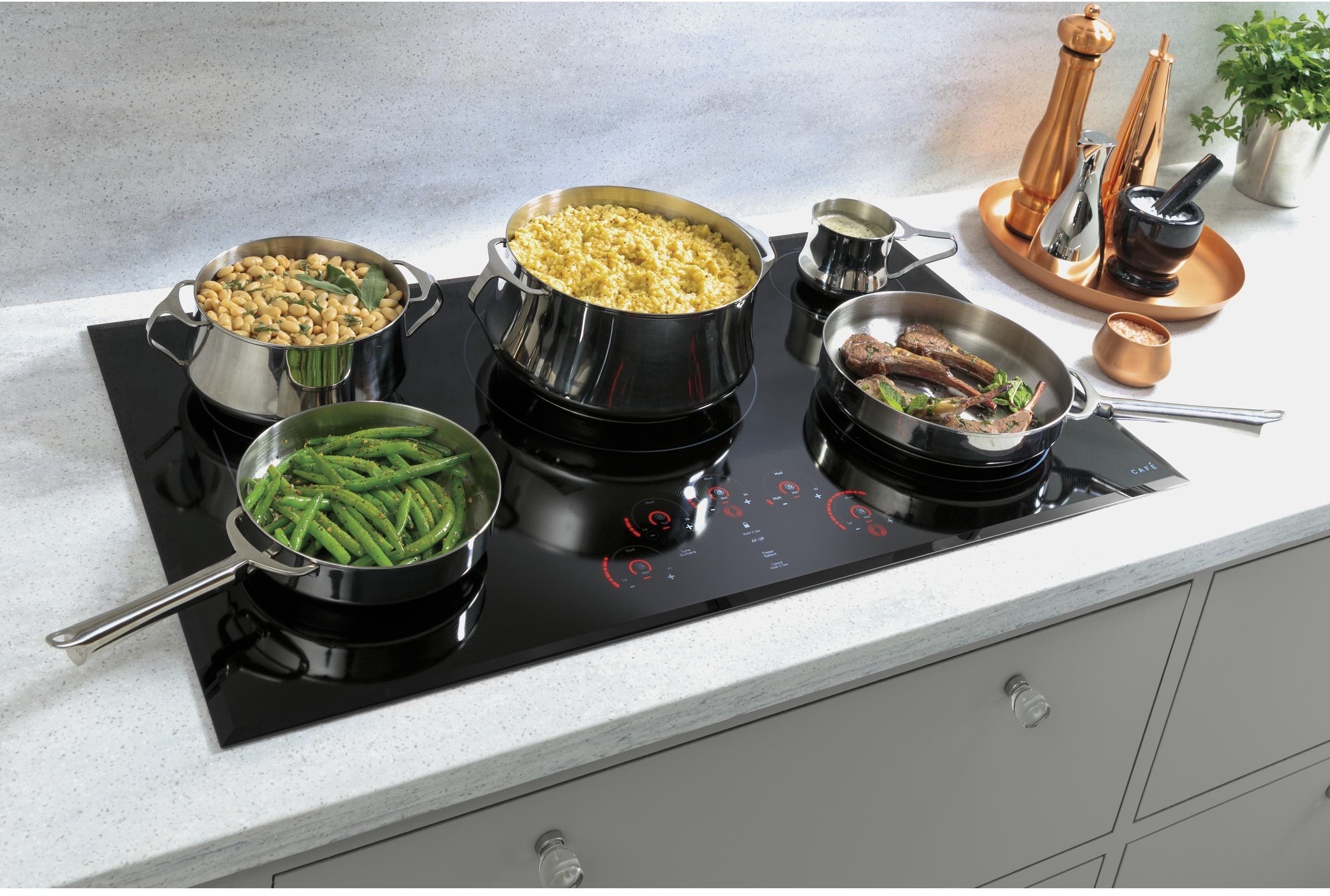 Cafe CEP90361NBB Matte Black Trim