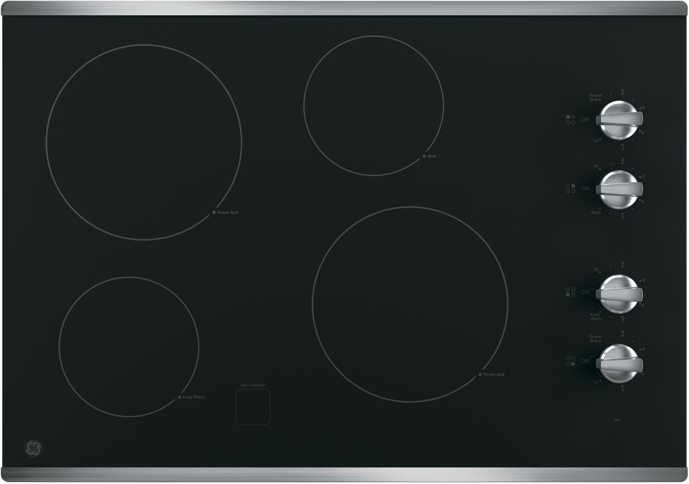 GE JP3030SWSS Black with Stainless Steel Trim