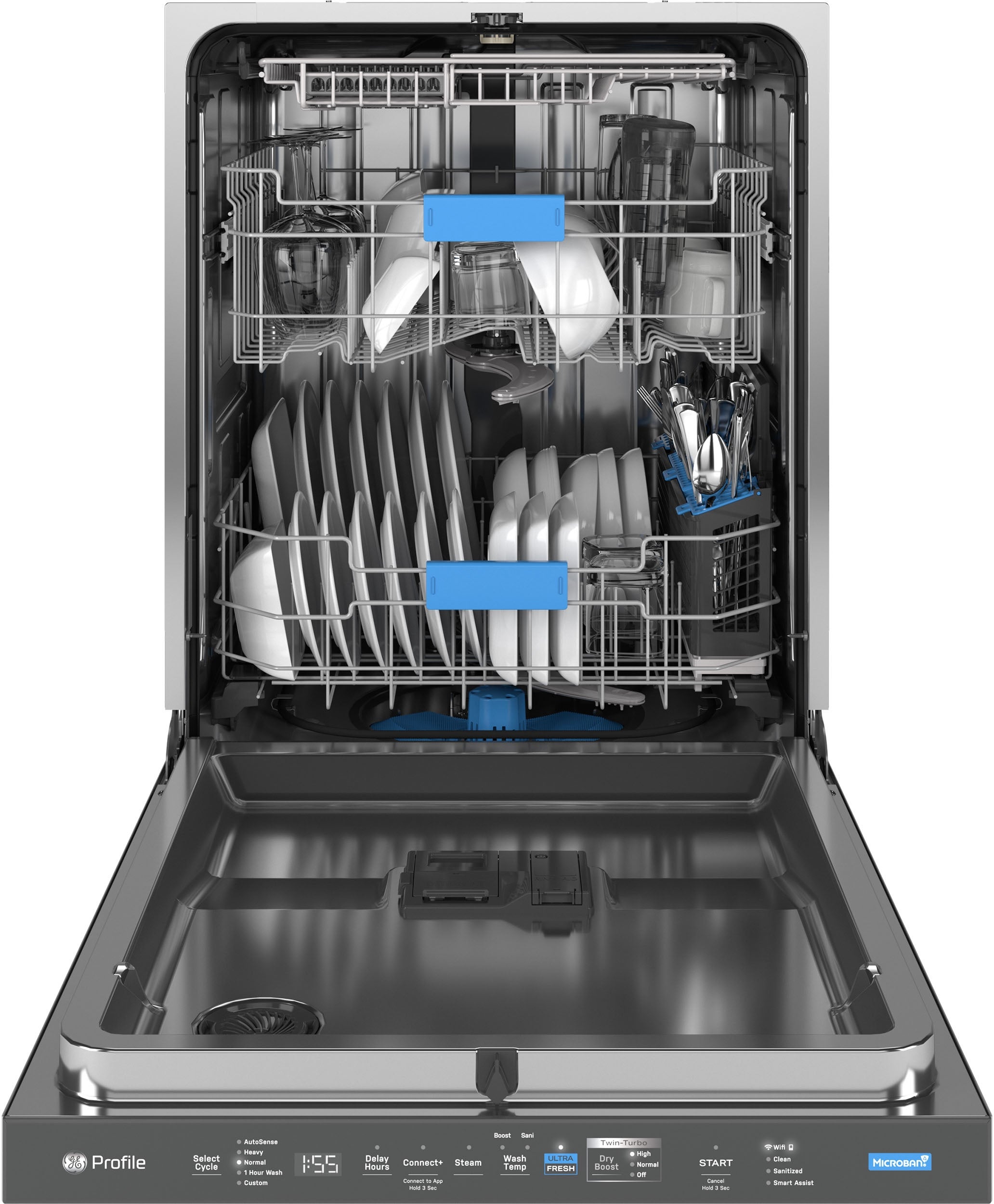 GE Profile 24 Inch Fully Integrated Smart Dishwasher - Thumbnail 2