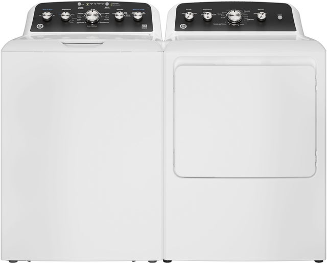 GE ETD48EASWWB 27 Inch Top Load Electric Dryer with Spanish Contr...