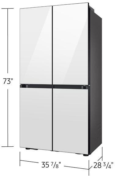 Samsung RF23DB960012 White Glass
