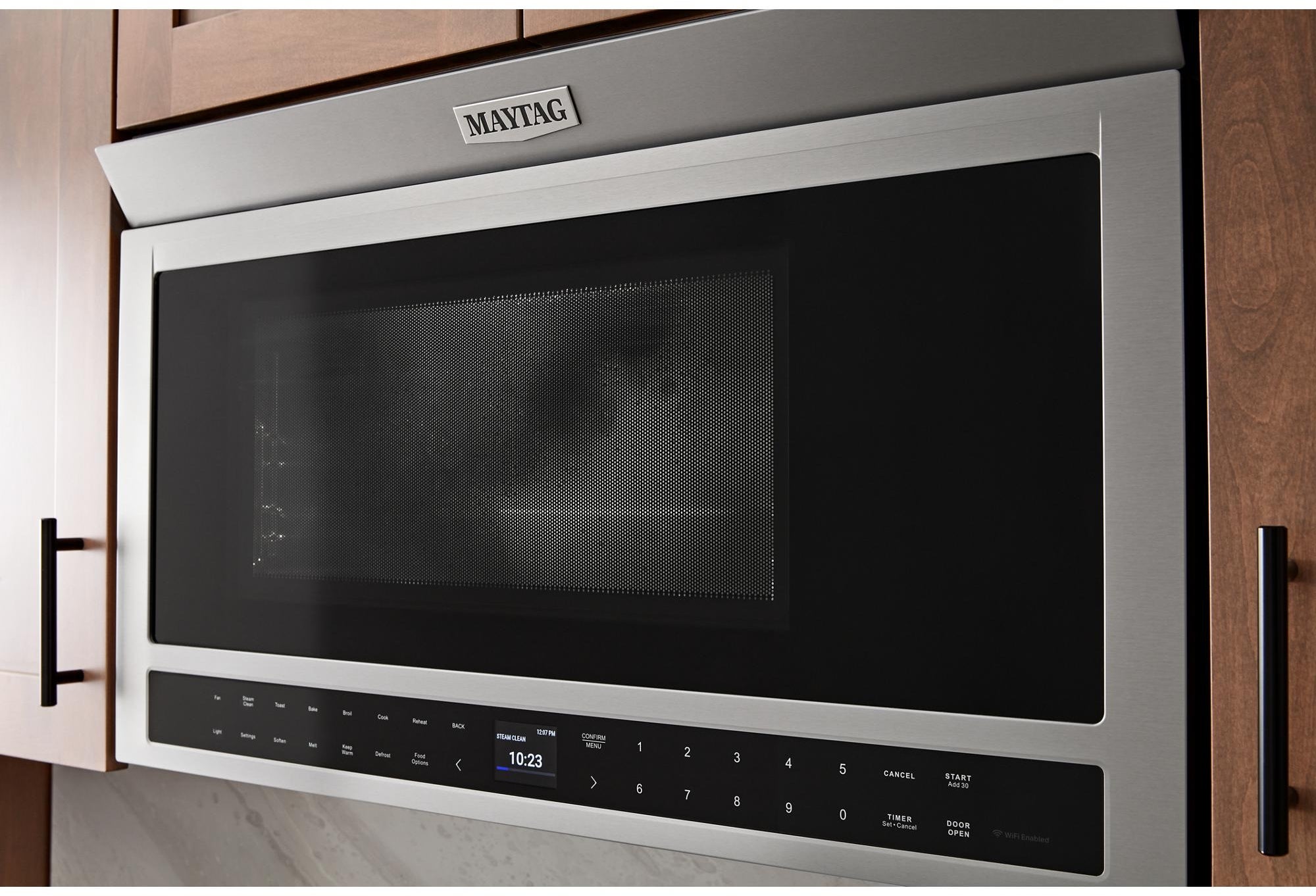 Maytag MMMF8030PZ 30 Inch Flush Mount Over-the-Range Microwave