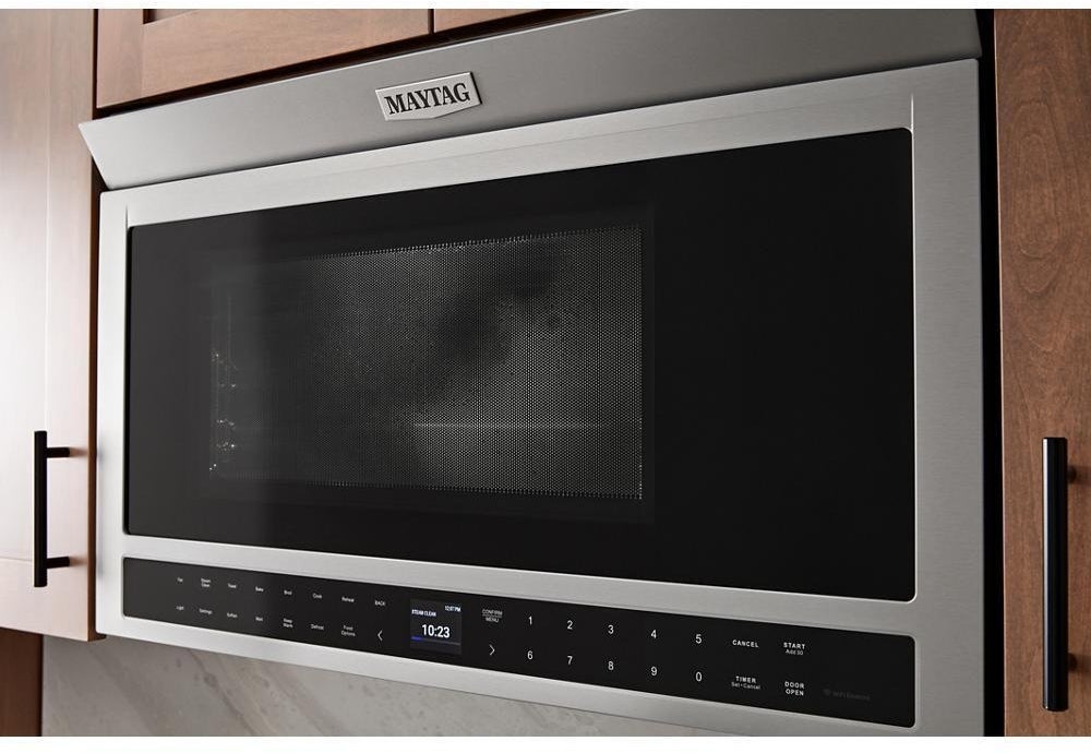 Maytag MMMF8030PZ 30 Inch Flush Mount Over-the-Range Microwave