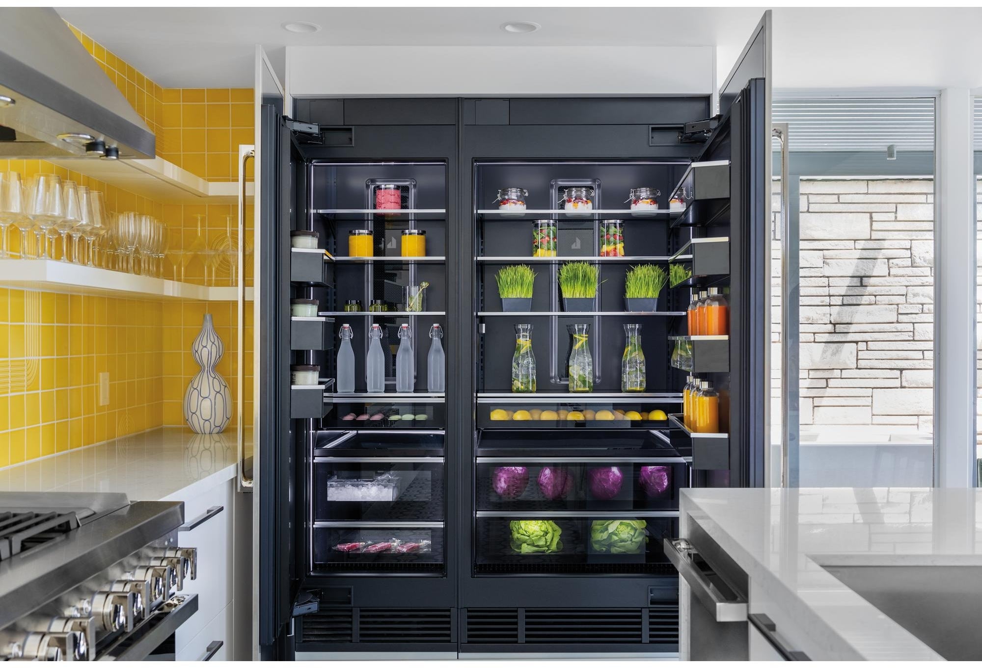 Jenn Air JBRFR36IGX 36 Inch Built-In Smart Refrigerator Column