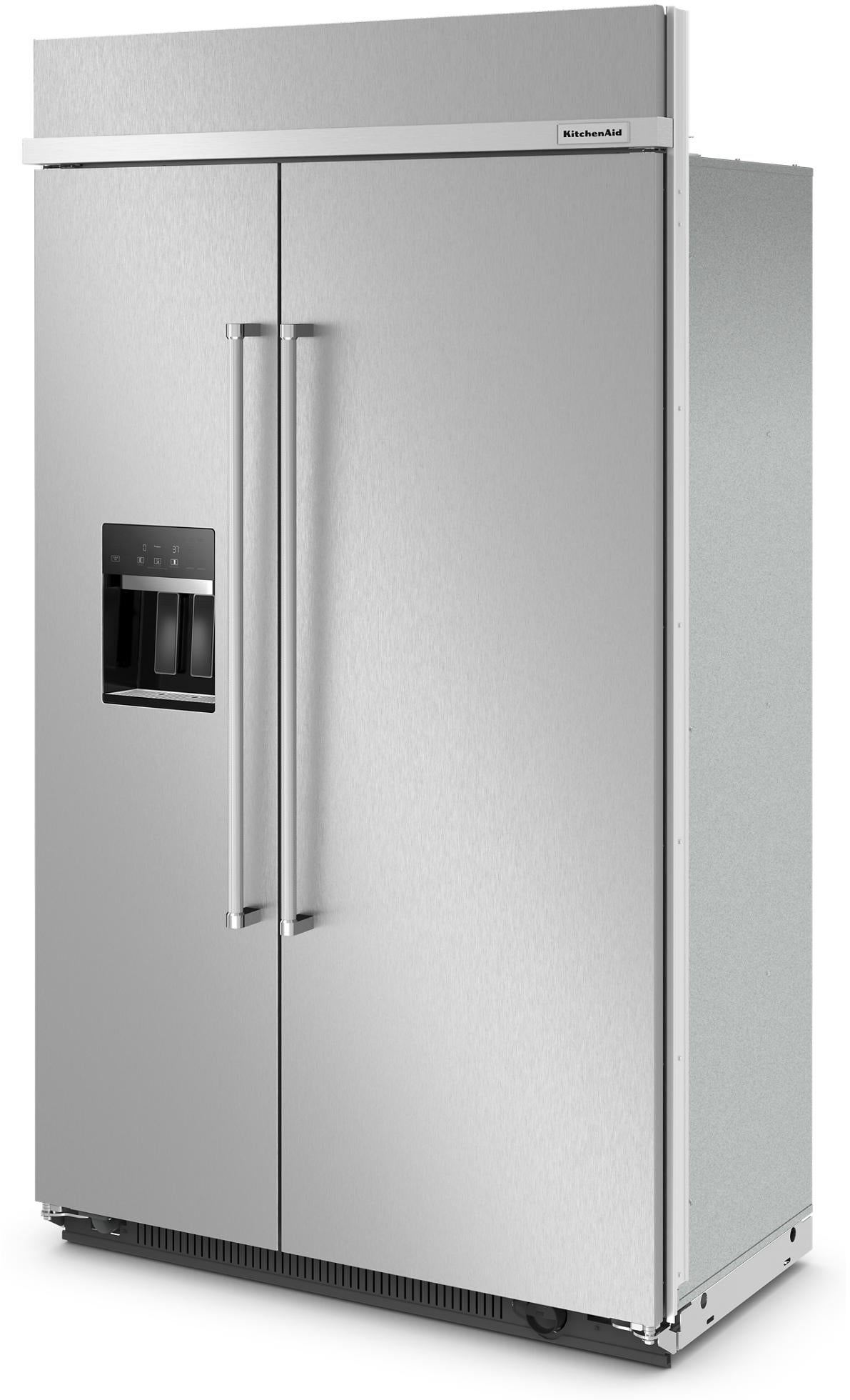 KitchenAid KBSD708MPS 48 Inch Built-In Side-by-Side Refrigerator