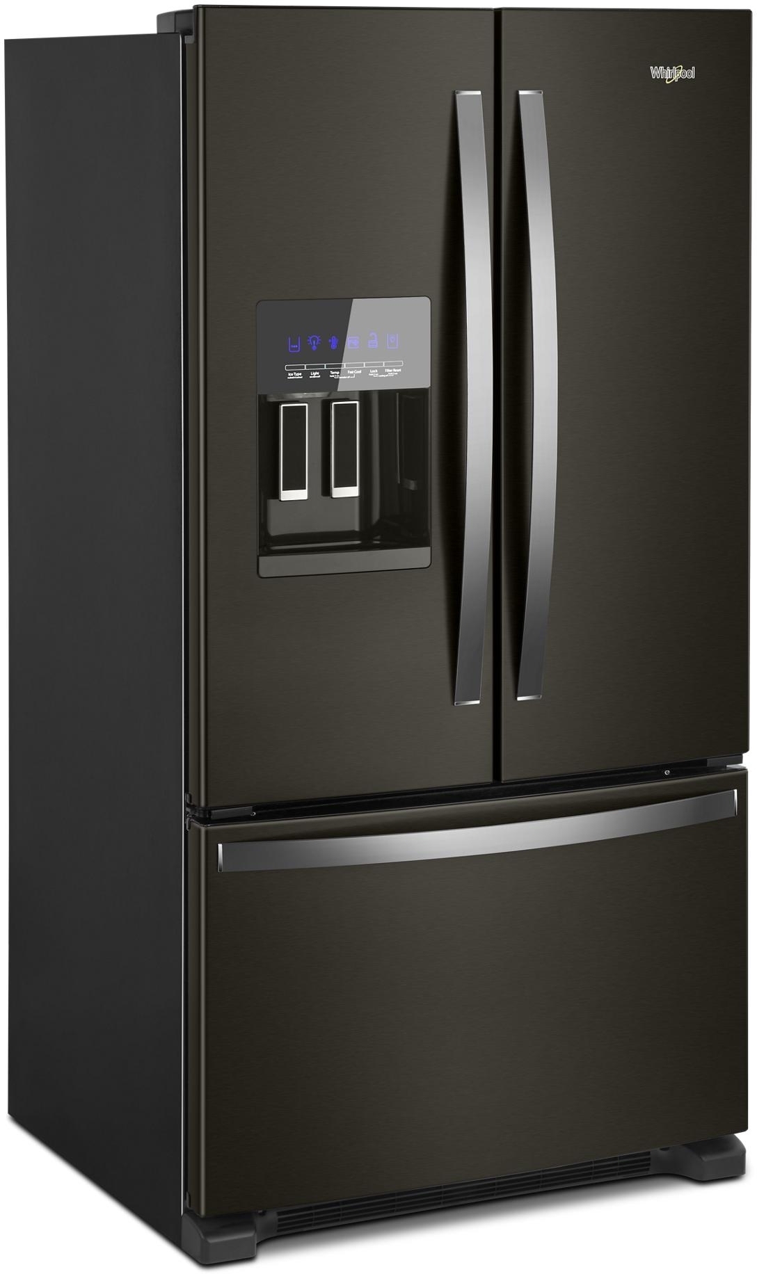 Whirlpool WRF555SDHV Black Stainless Steel