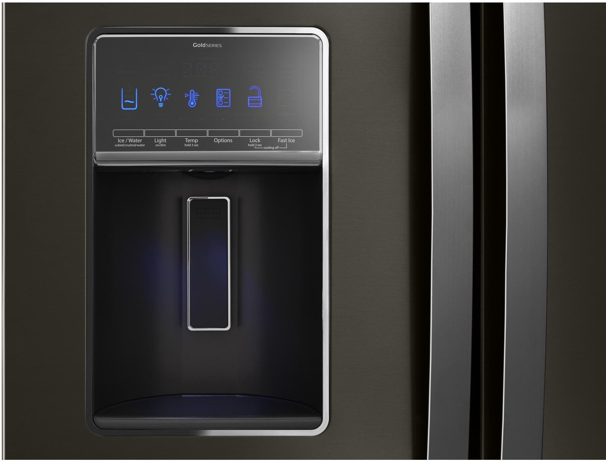 Whirlpool WRF767SDHV Fingerprint Resistant Black Stainless Steel
