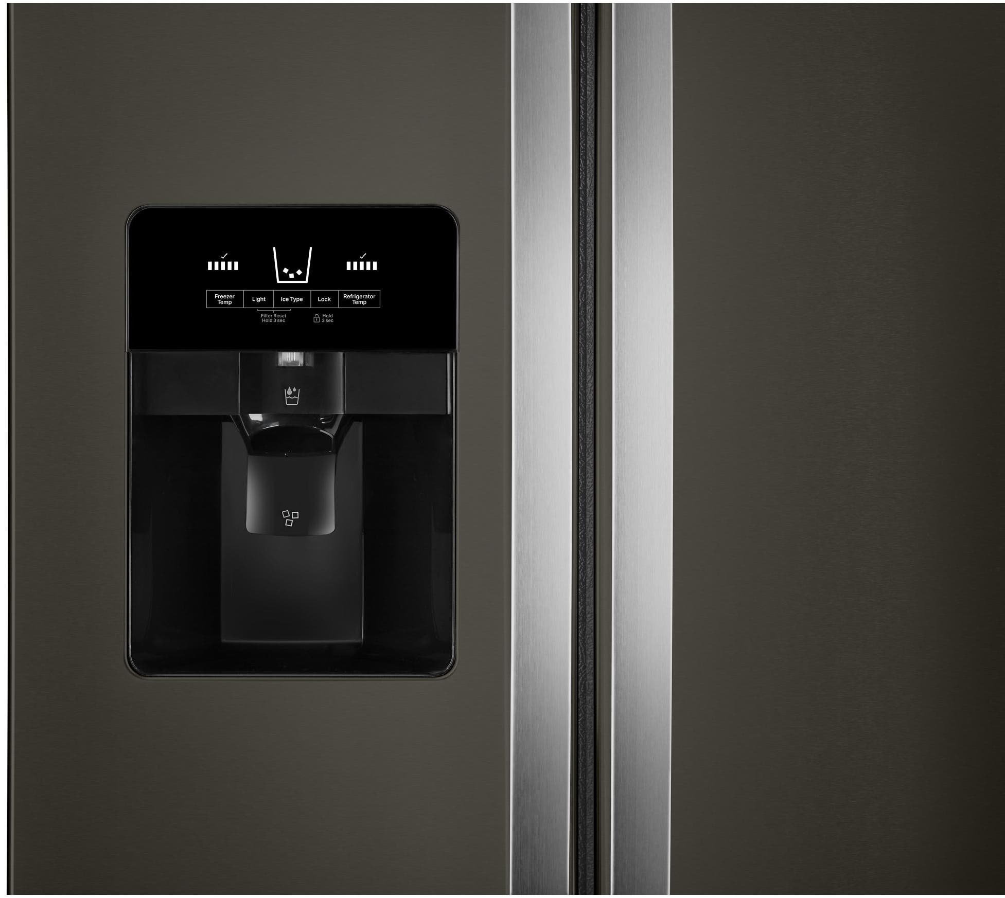 Whirlpool WRS321SDHV Black Stainless Steel