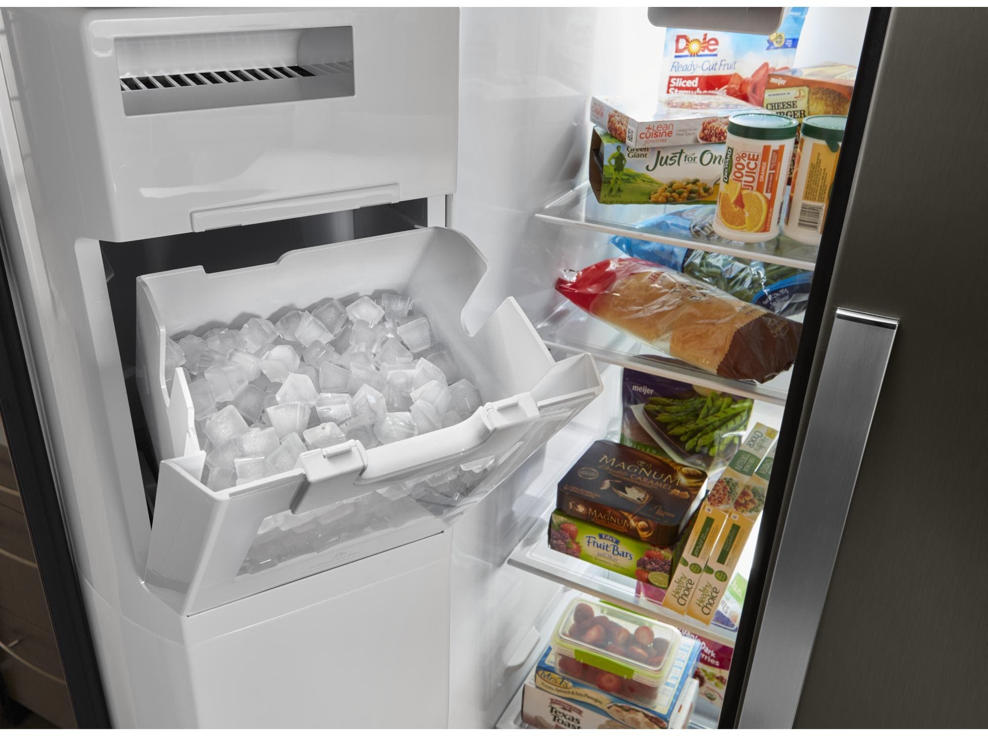 Whirlpool WRS571CIHV Fingerprint Resistant Black Stainless Steel