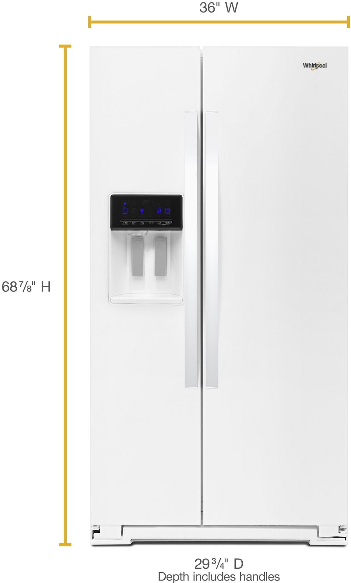 Whirlpool WRS571CIHW White