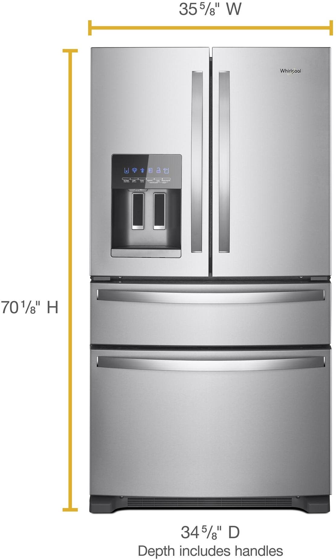 Whirlpool WRX735SDHZ Fingerprint Resistant Stainless Steel