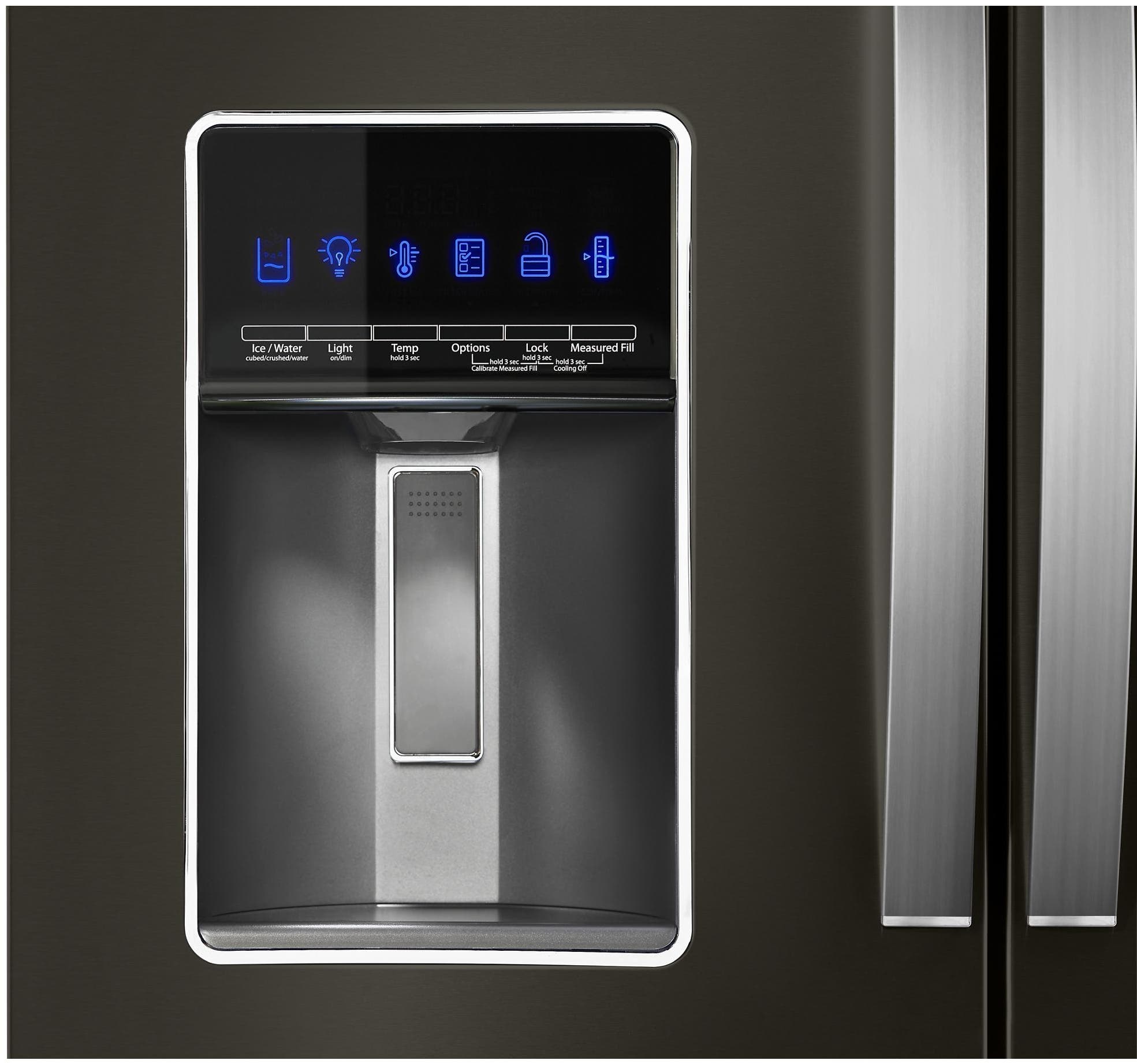 Whirlpool WRX986SIHV Black Stainless Steel