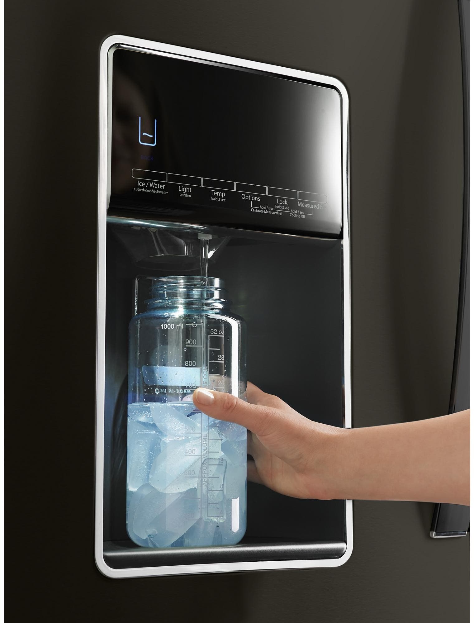 Whirlpool WRX986SIHV Black Stainless Steel