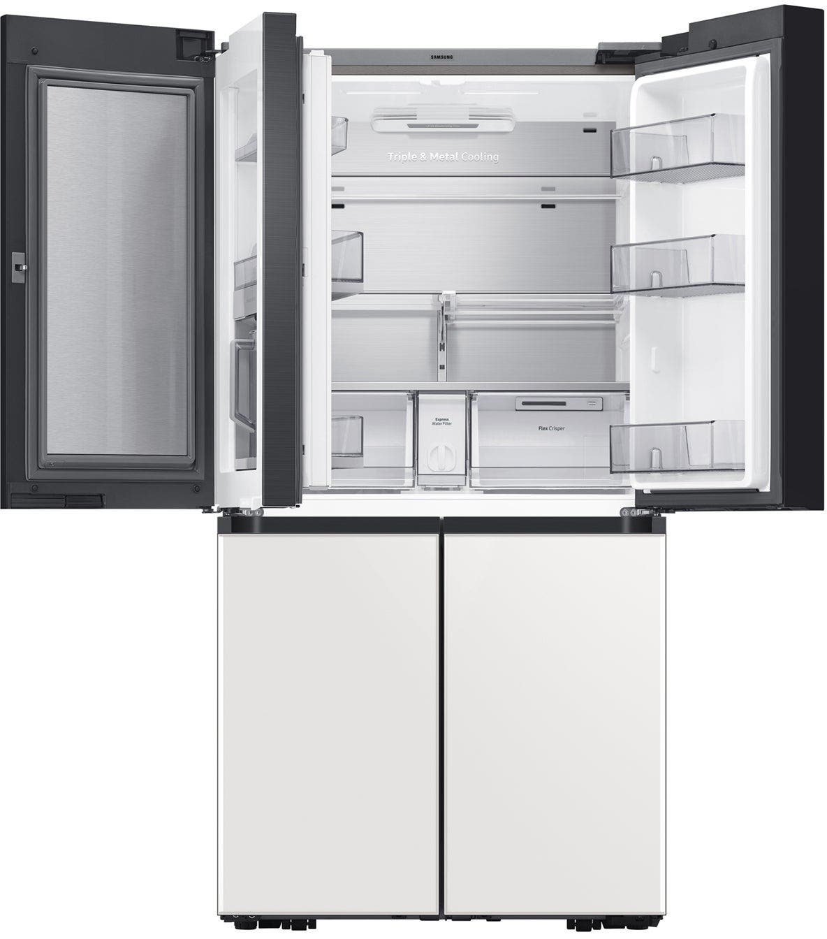 Samsung RF23DB960012 White Glass