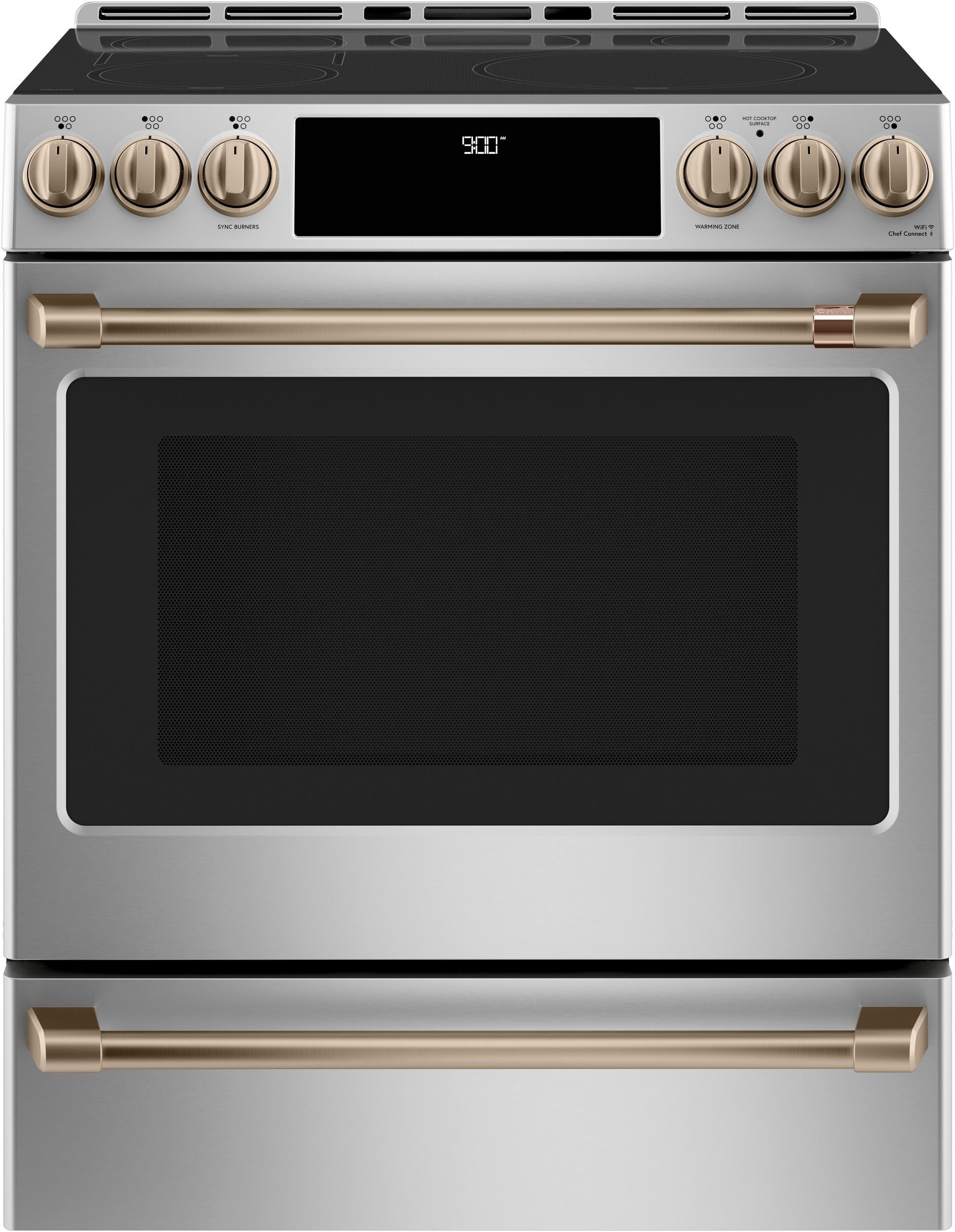 Cafe 5.7 Cu. Ft. Slide-In Electric Range - Thumbnail 4