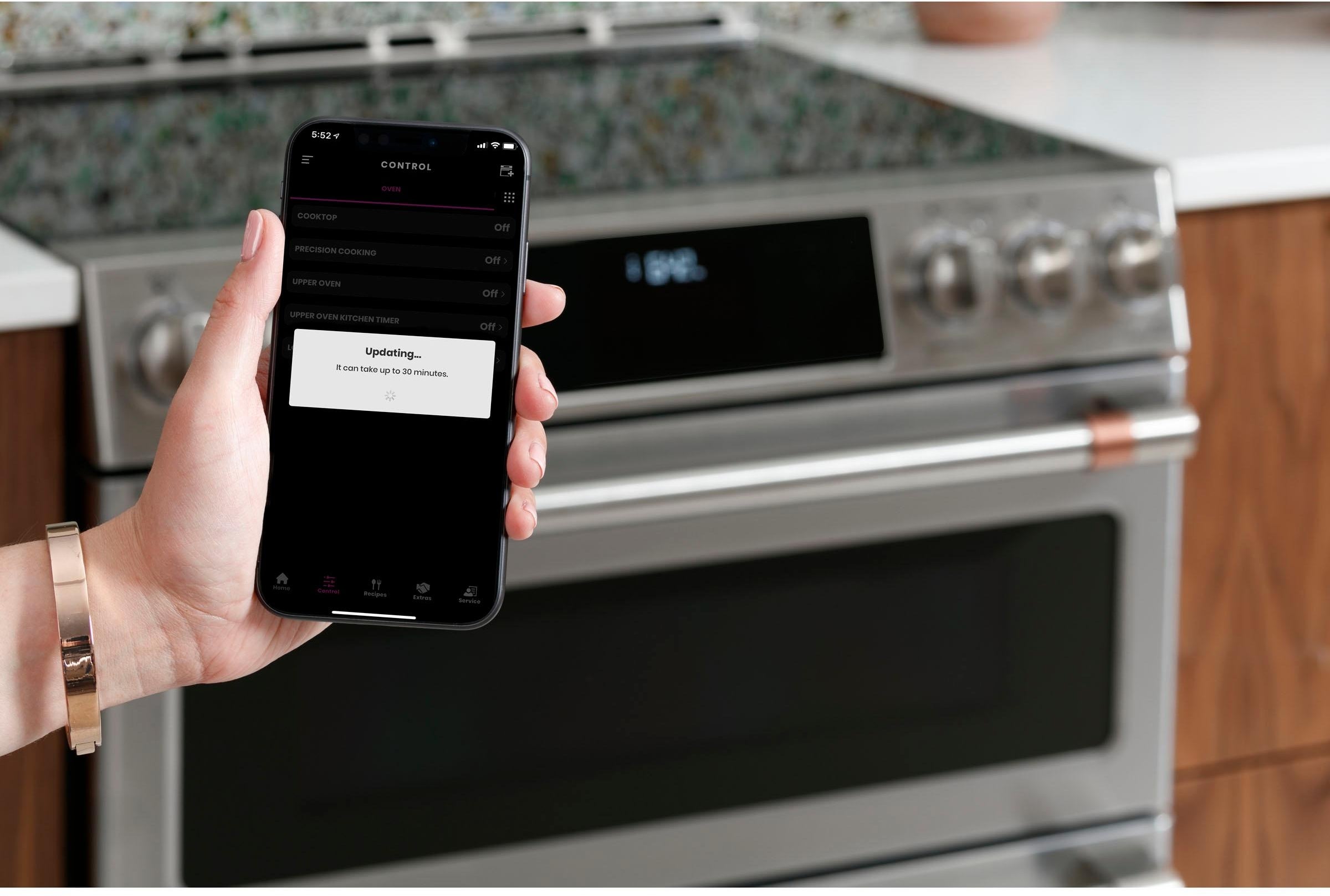 Cafe CHS950P2MS1 30 Inch Slide-In Induction Smart Range Stainless