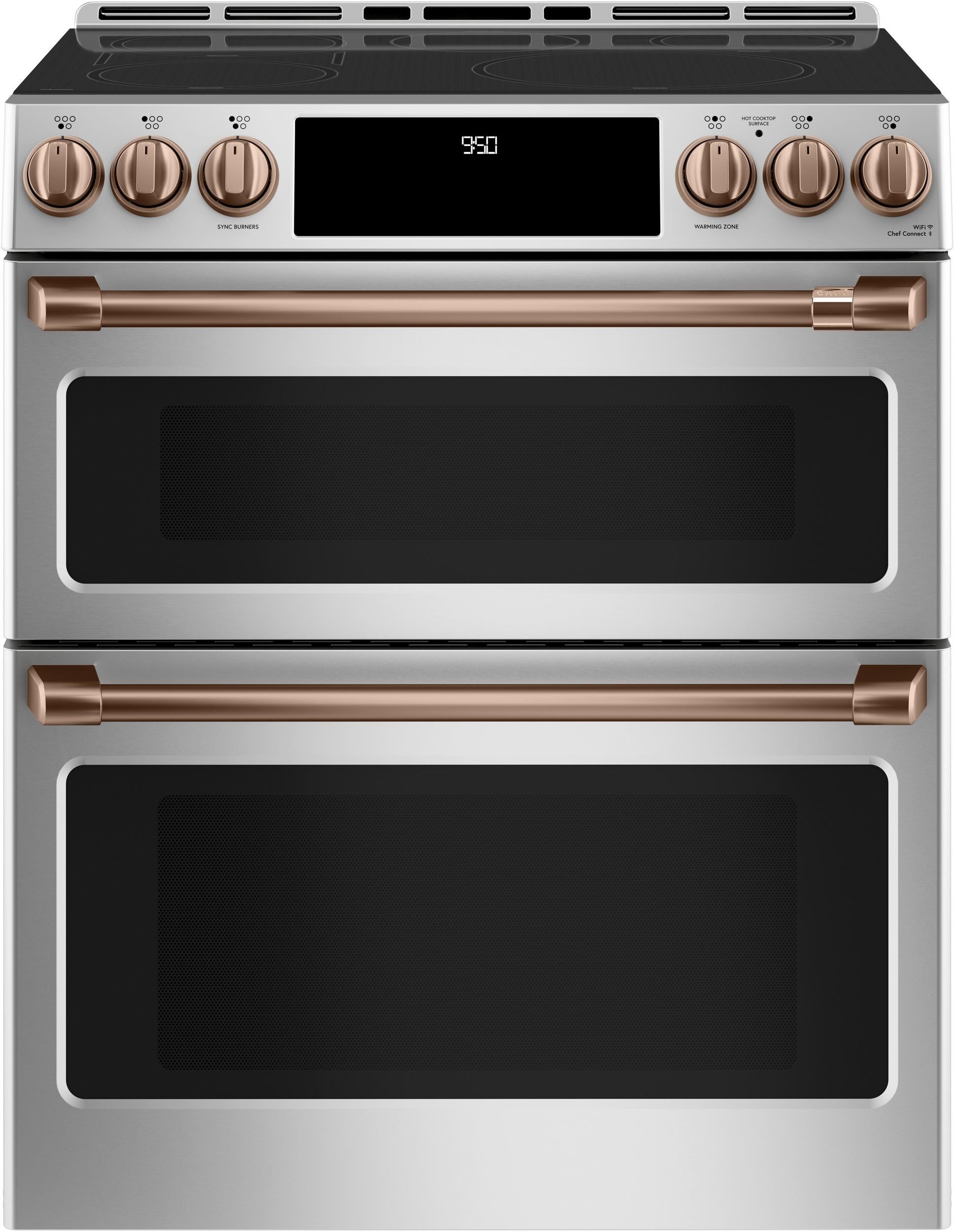 Cafe CHS950P2MS1 30 Inch Slide-In Induction Smart Range Stainless