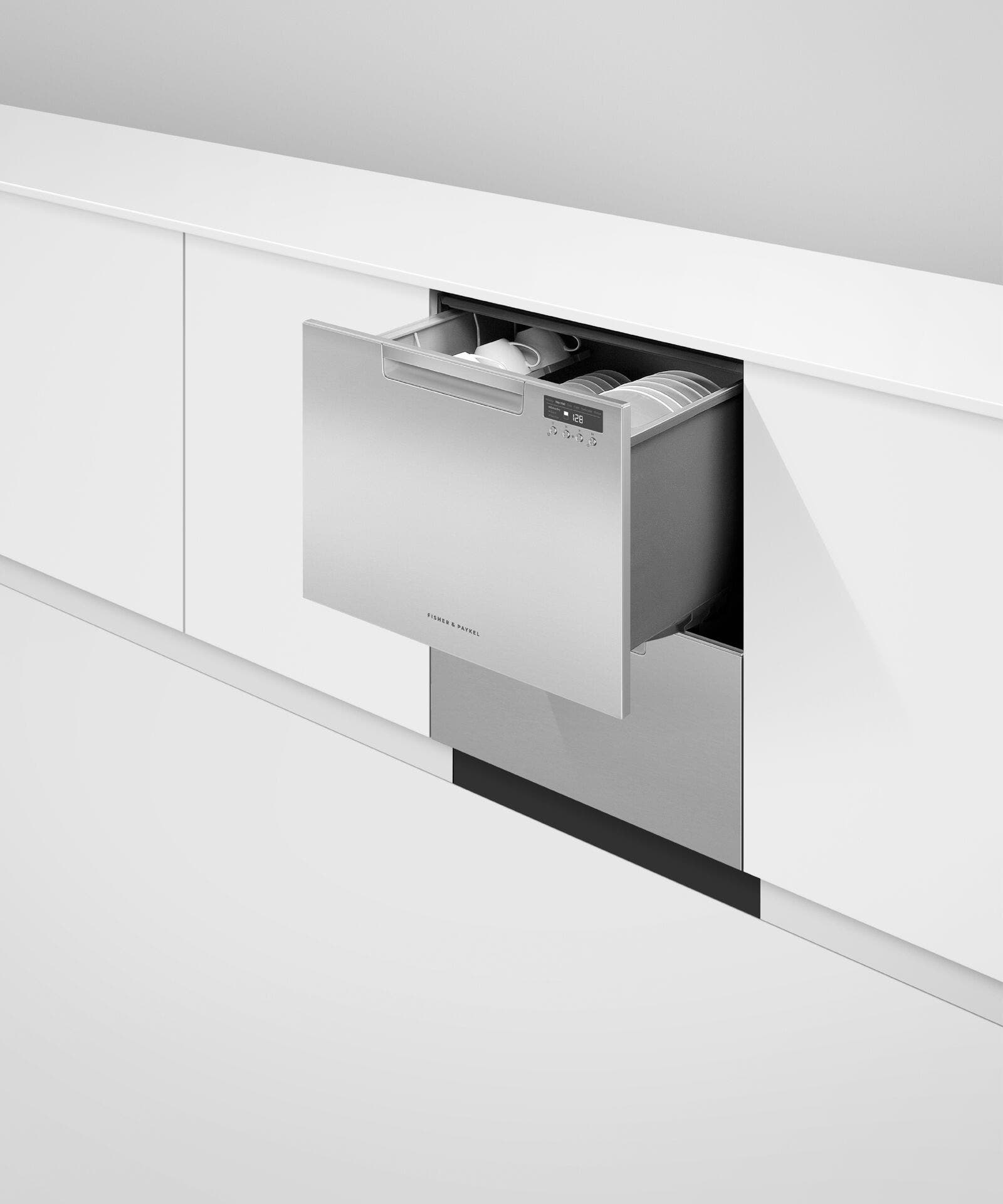 Fisher Paykel DD24DCHTX9N Stainless Steel, Water Softener