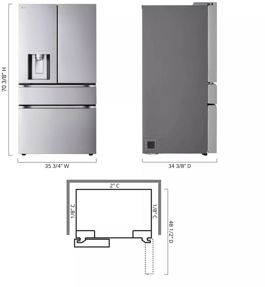 LG LF29S8330S Printproof Stainless Steel