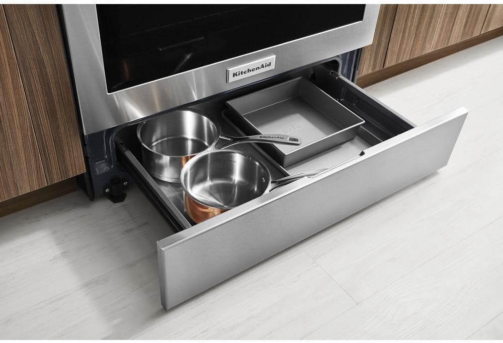 KitchenAid KFEG500EBS Black Stainless Steel, Print Shield