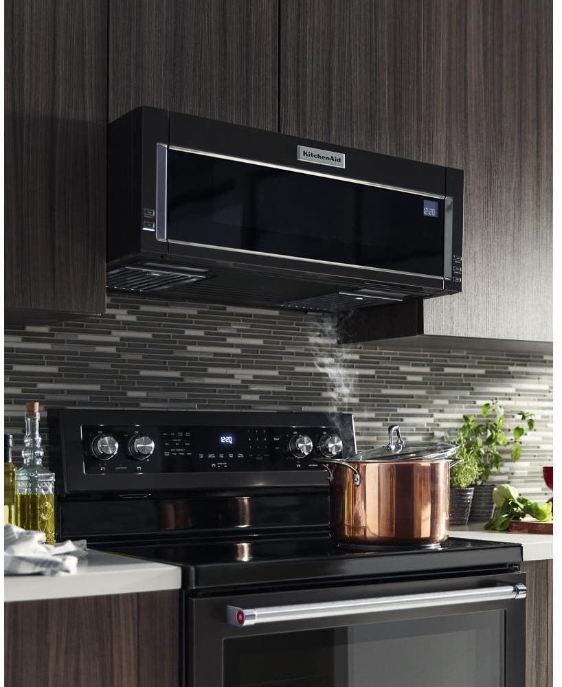 KitchenAid KFEG500EBS Black Stainless Steel, Print Shield