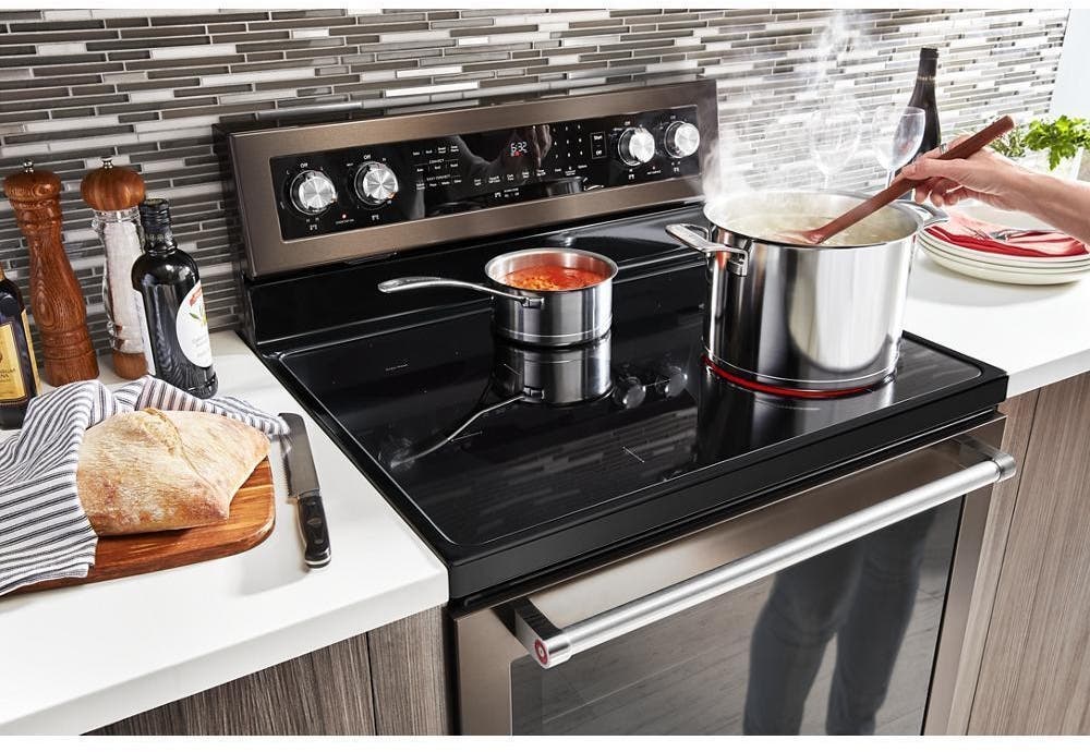 KitchenAid KFEG500EBS Black Stainless Steel, Print Shield