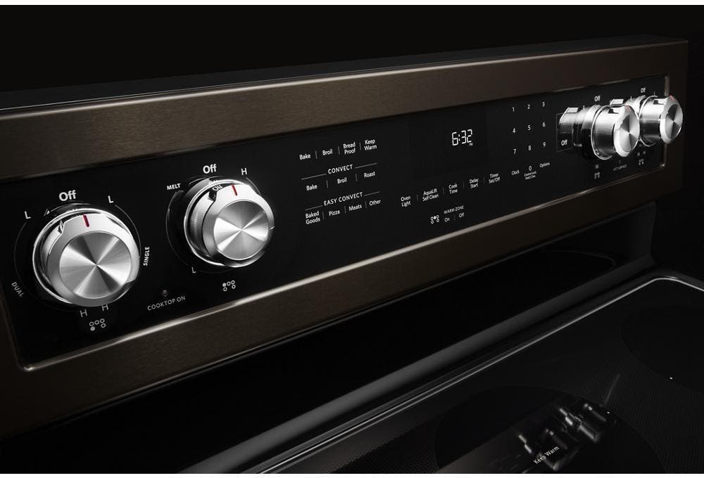 KitchenAid KFEG500EBS Black Stainless Steel, Print Shield