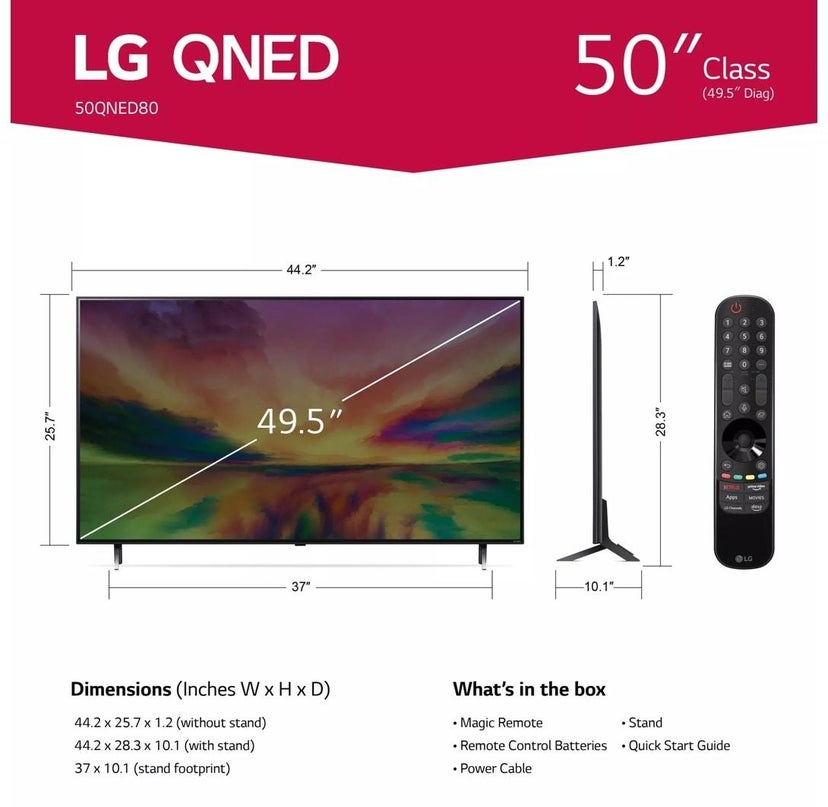 LG Electronics 50QNED80URA