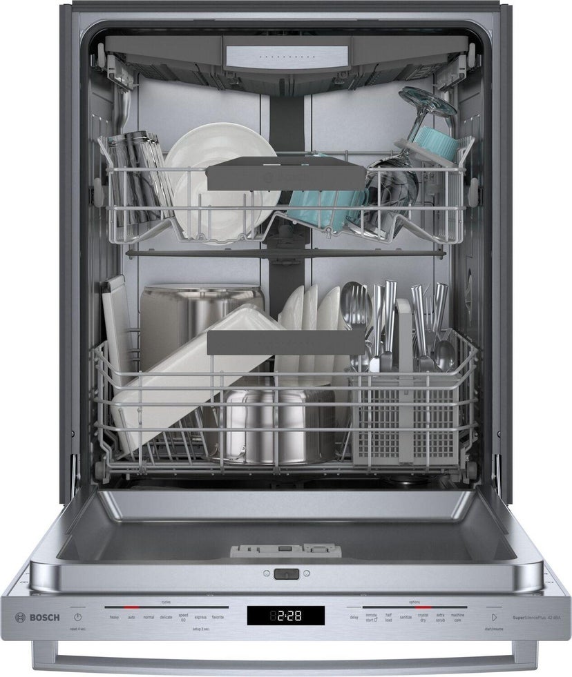 Bosch SHX78B75UC 24 Inch Fully Integrated Built-In Smart Dishwasher...